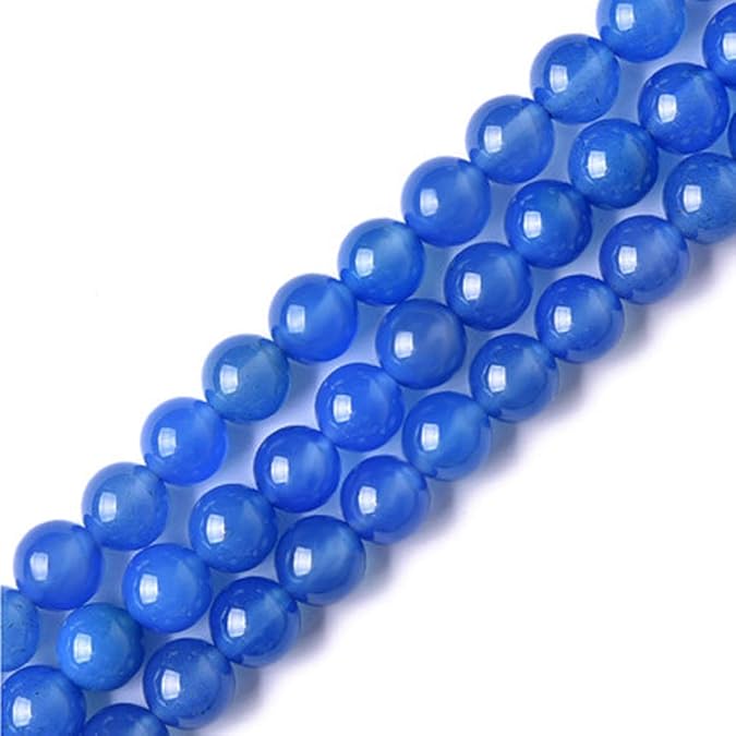 Amazon | [EasternStar] 7A ブルー アゲート パワーストーン Blue